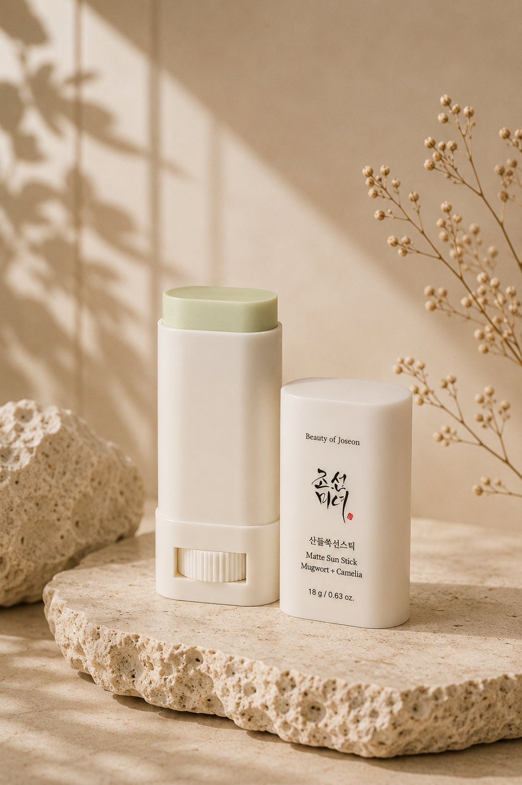 Protector Solar en Stick Mate con Artemisa y Camelia - Beauty of Joseon
