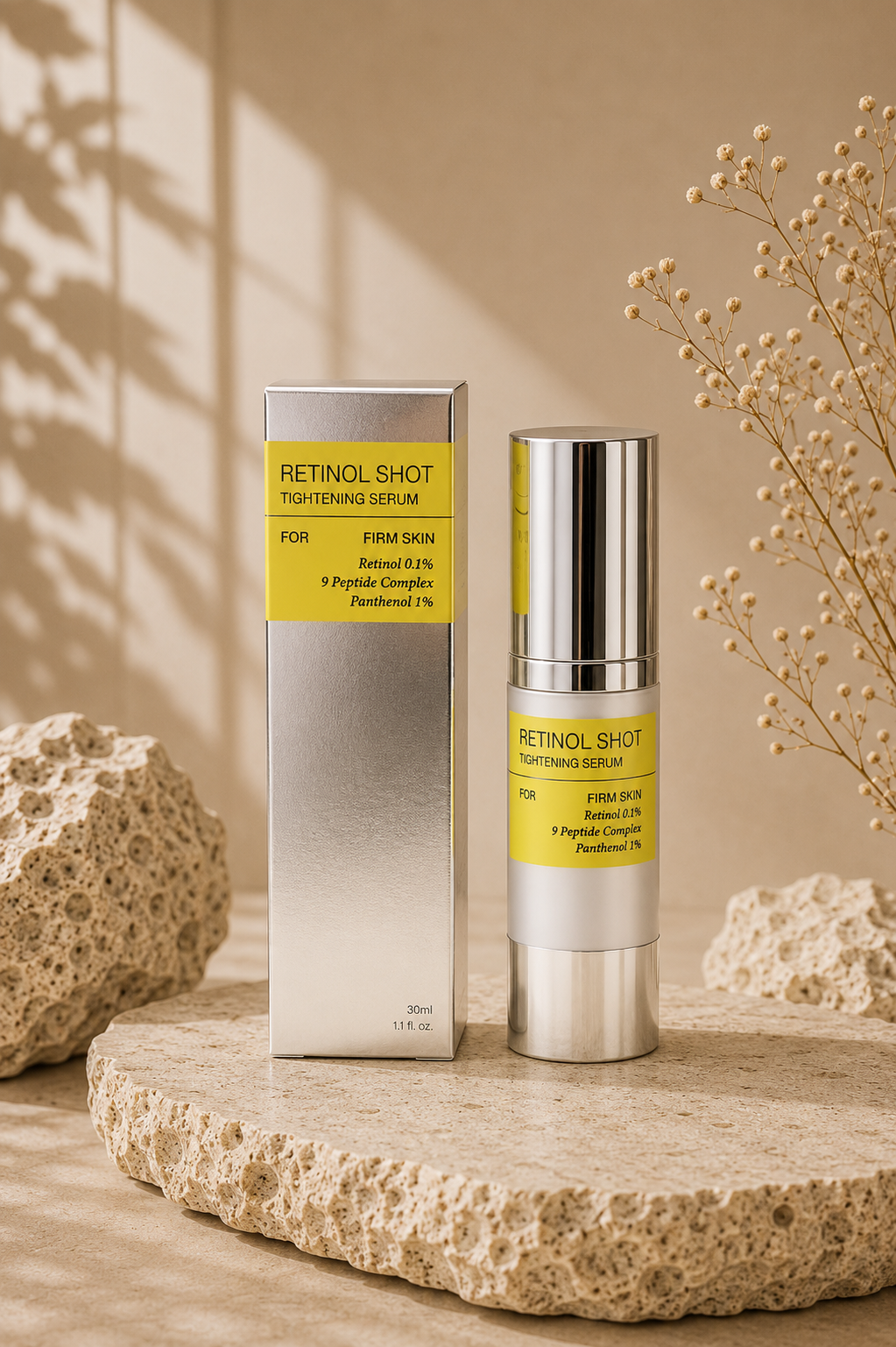 Crema Reafirmante para Ojos con Retinol y Vitamina C - Celimax