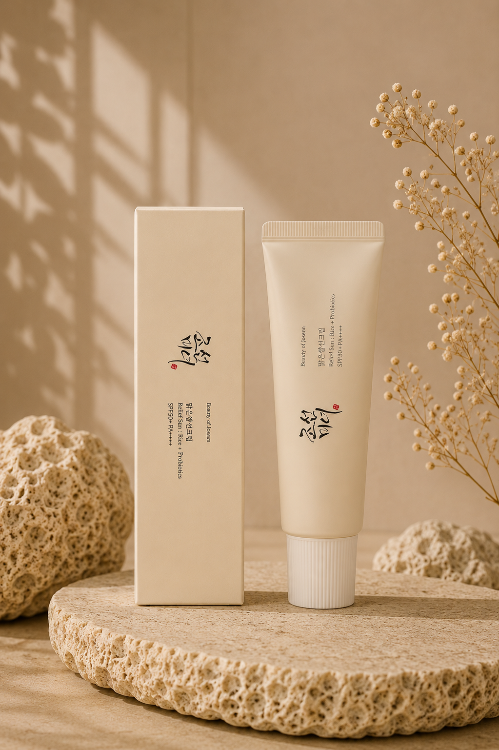 Protector Solar Hidratante Relief Sun Rice + Probiotics SPF50+ PA++++ - Beauty of Joseon