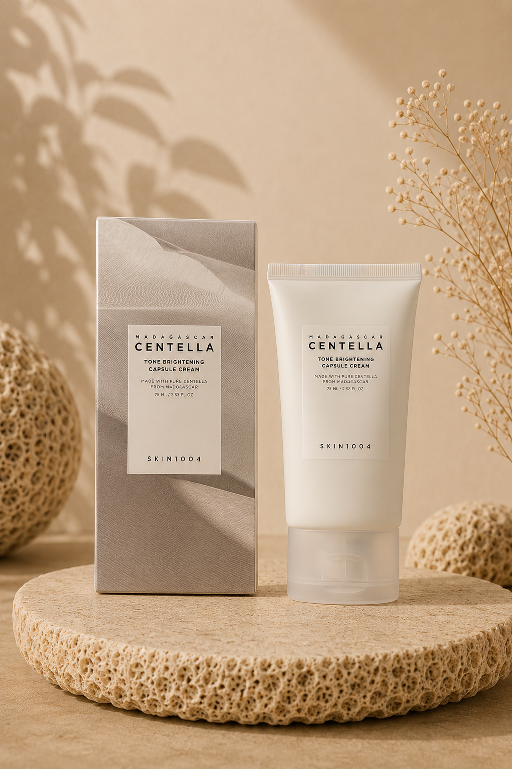 Crema Iluminadora con Cápsulas Madagascar Centella Tone Brightening - SKIN1004