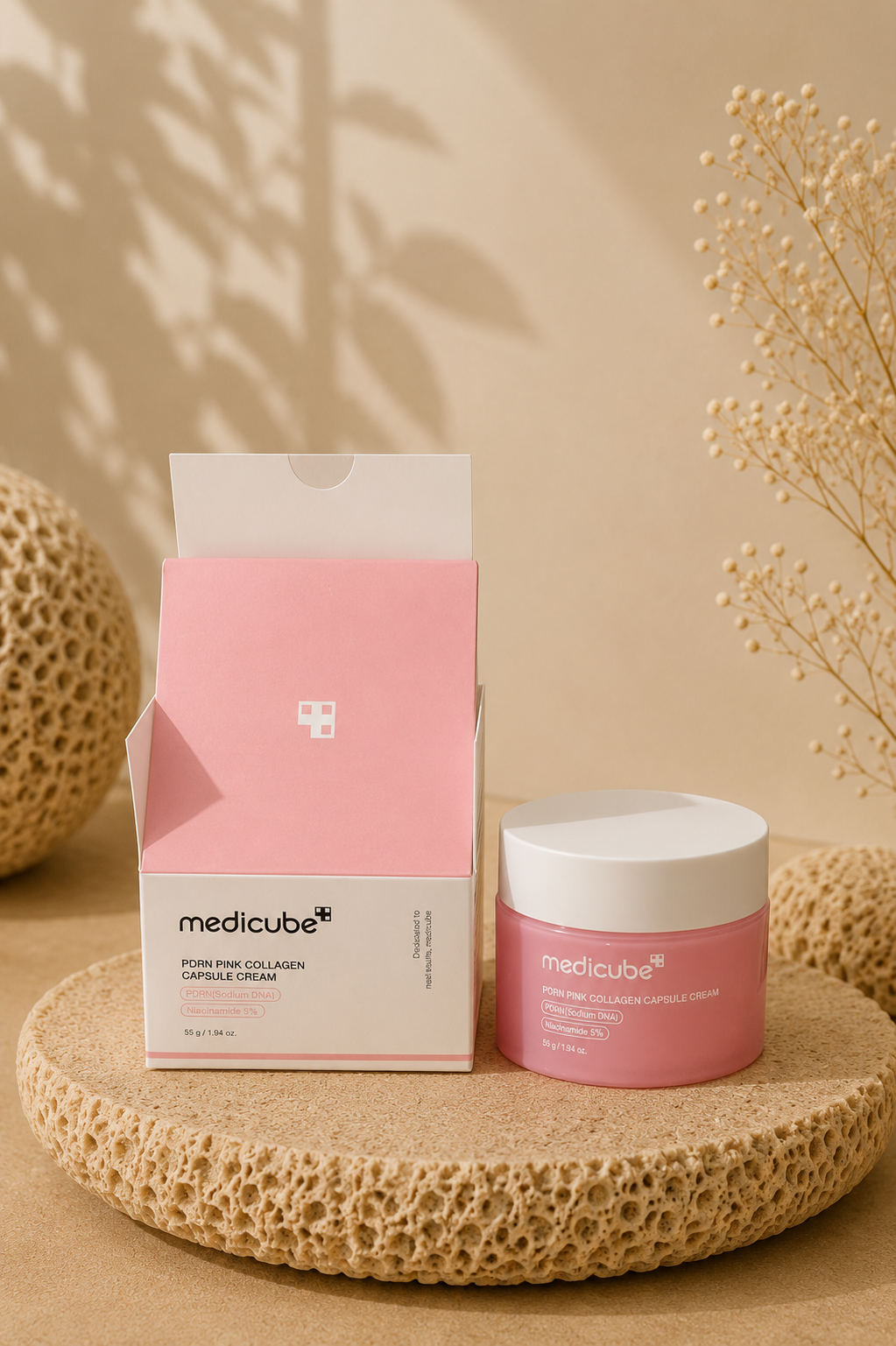 Crema Reafirmante con PDRN y Colágeno Rosa - Medicube