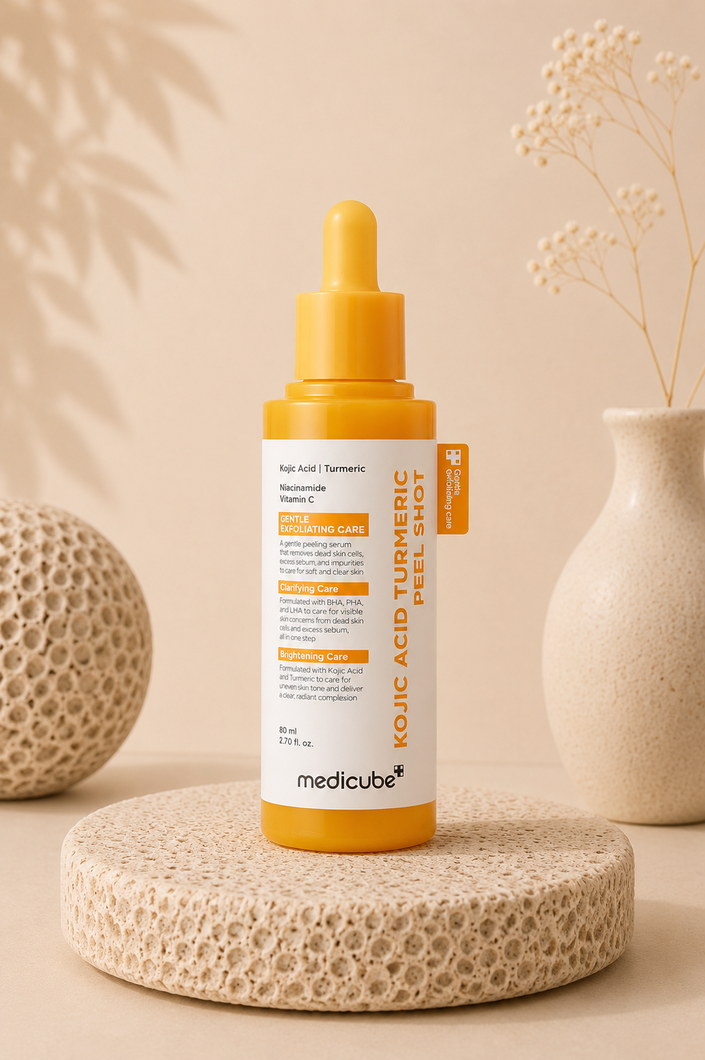 Sérum Exfoliante e Iluminador Kojic Acid Turmeric Peel Shot - Medicube