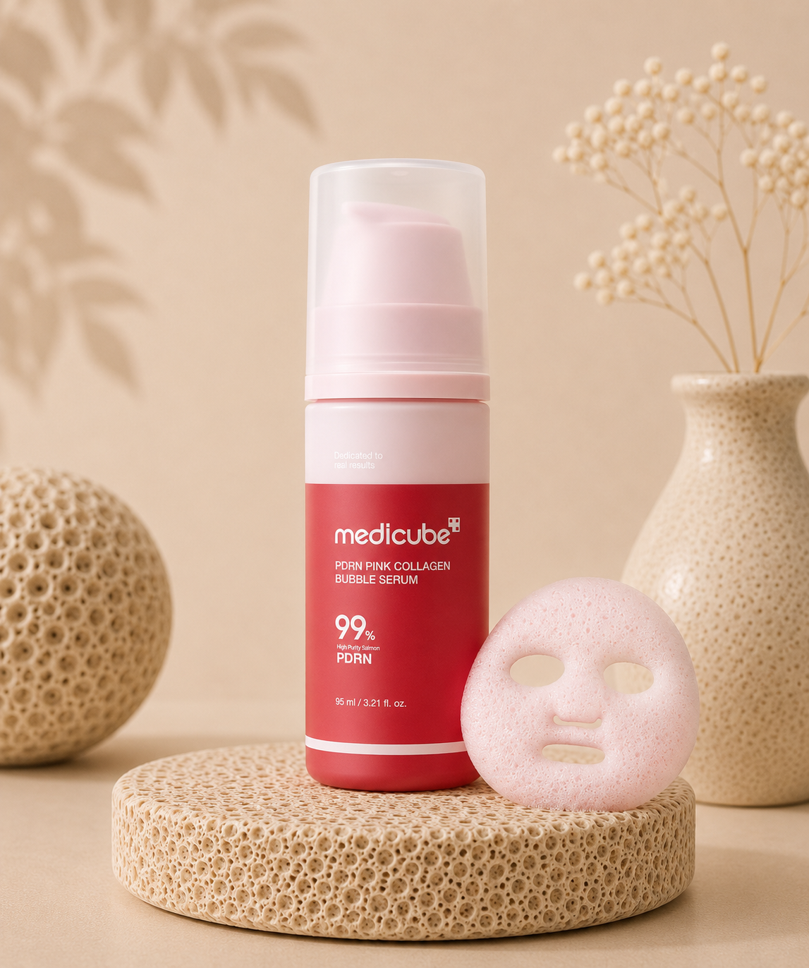 Sérum Espumoso Reafirmante PDRN Pink Collagen Bubble Serum - Medicube