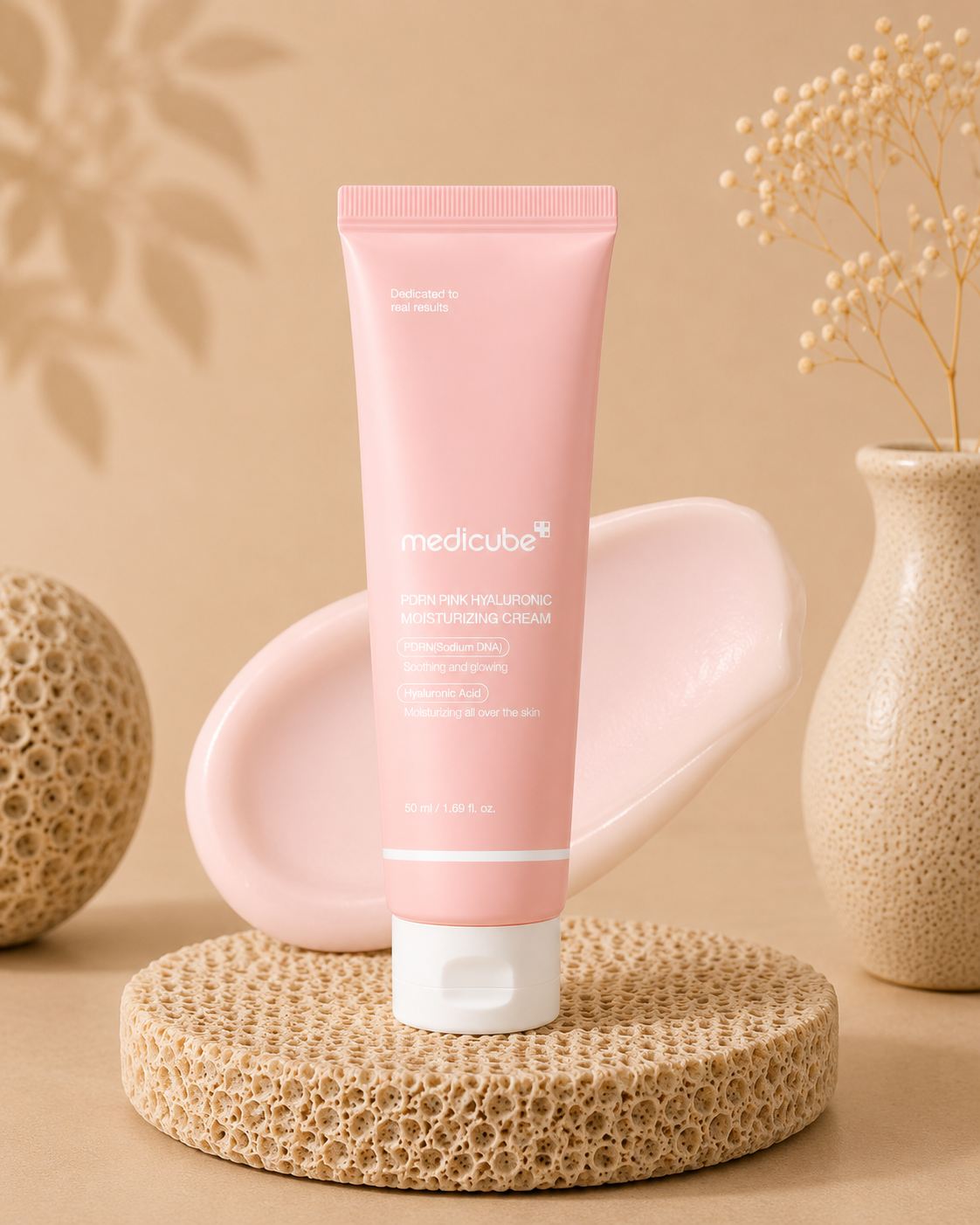 Crema Hidratante PDRN Pink Hyaluronic Moisturizing Cream - Medicube