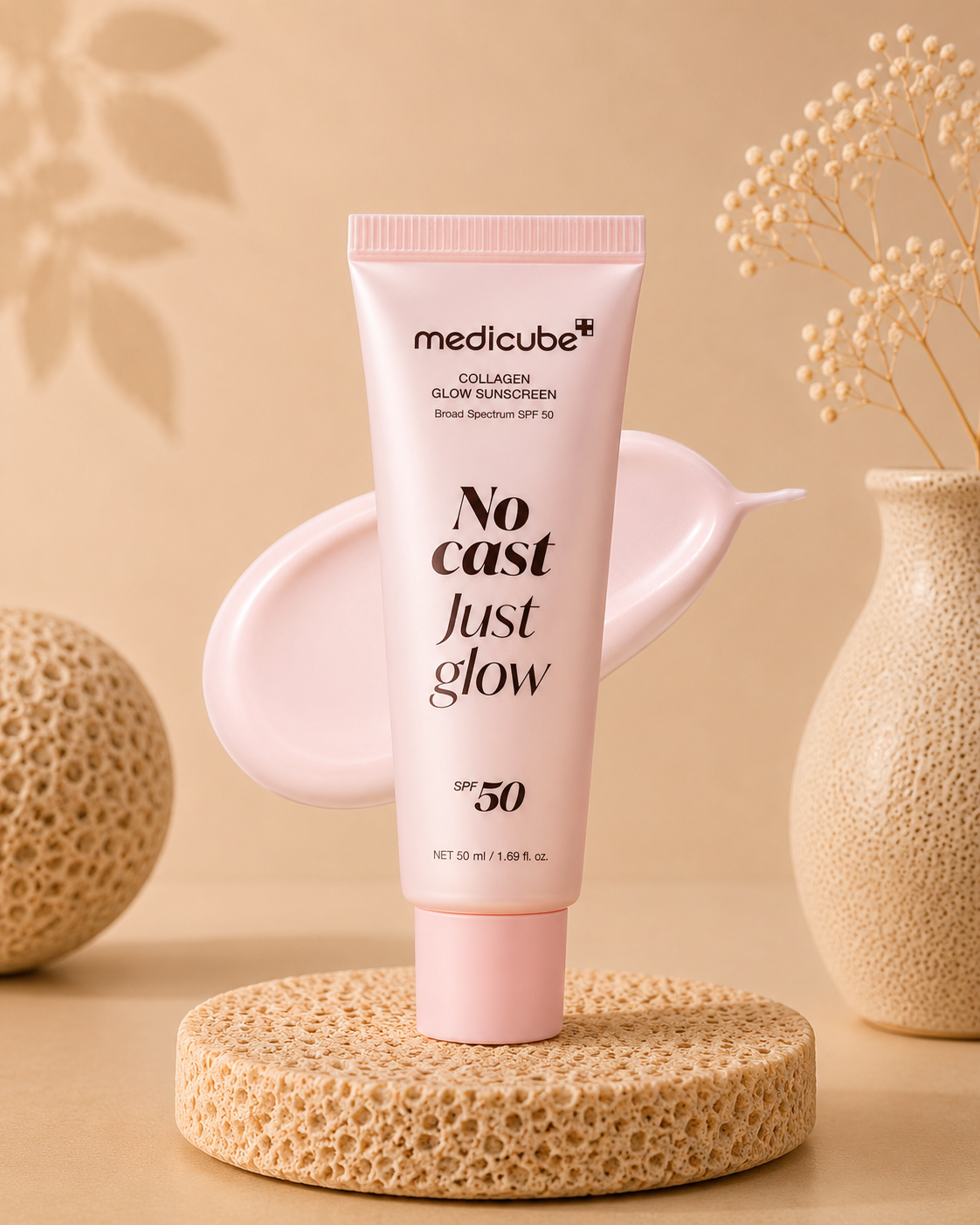 Protector Solar Iluminador Collagen Glow Sunscreen SPF50 - Medicube